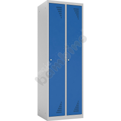 Szafa ubraniowa 2-modułowa drzwi niebieskie