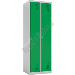 Szafa ubraniowa 2-modułowa drzwi zielone