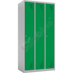 Szafa ubraniowa 3-modułowa drzwi zielone