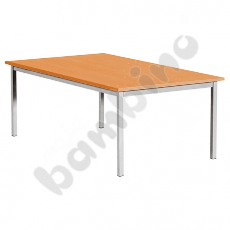 Stół świetlicowy Standard 120 x 80 cm rozm. 6 aluminium