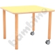 Blat Flexi kwadratowy 80 x 80 cm - żółty