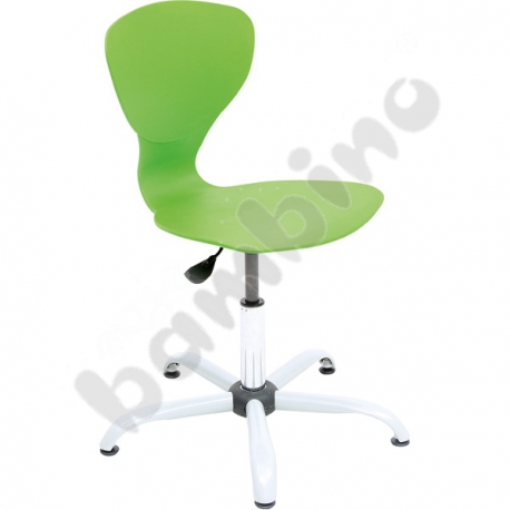 Krzesło Flexi obrotowe z reg.  wys. zielone