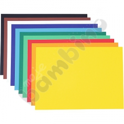 Karton fakturowy 50 arkuszy o wym. 50 x 70 cm 10 kolorów