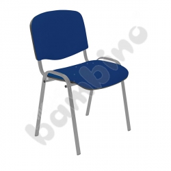 Krzesło konferencyjne ISO Alu niebieskie