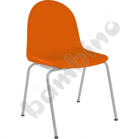 Krzesło AMIGO alu pomarańczowe