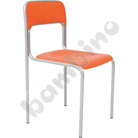 Krzesło Next alu pomarańczowe